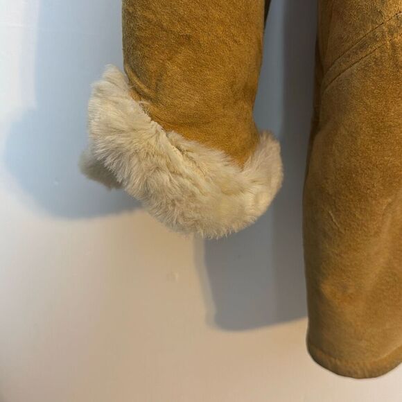 Express Avenue de L'Opera Vintage Penny Lane Suede Jacket S - Picture 5 of 12